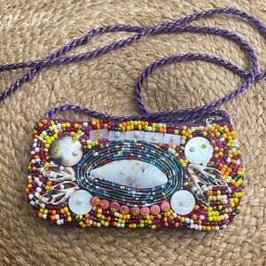Colorful Beaded Women's Bag